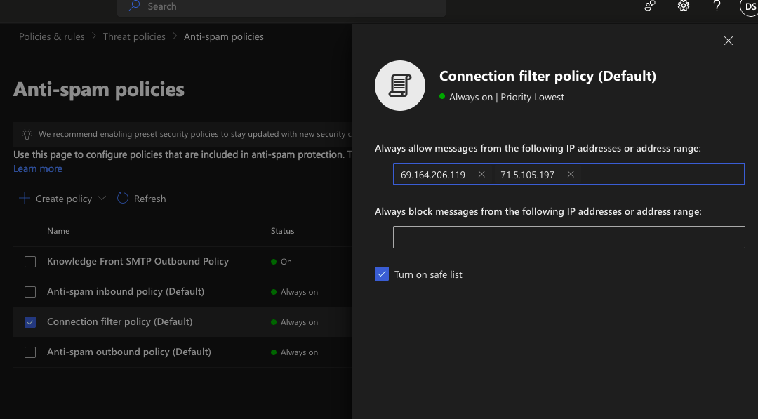 allow ips